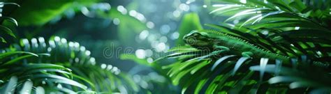  Umbrella-Leaf Lizard: A Scaly Master of Disguise Lurking Among the Foliage!